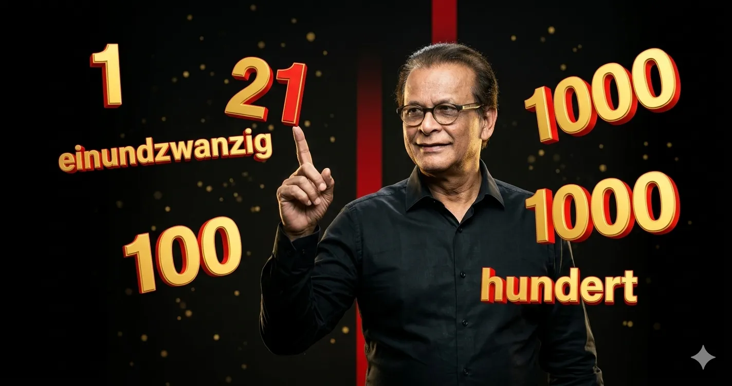 German Numbers Explained: 0 to 1,000,000+ — A Complete A1 Guide with Pronunciation Tips