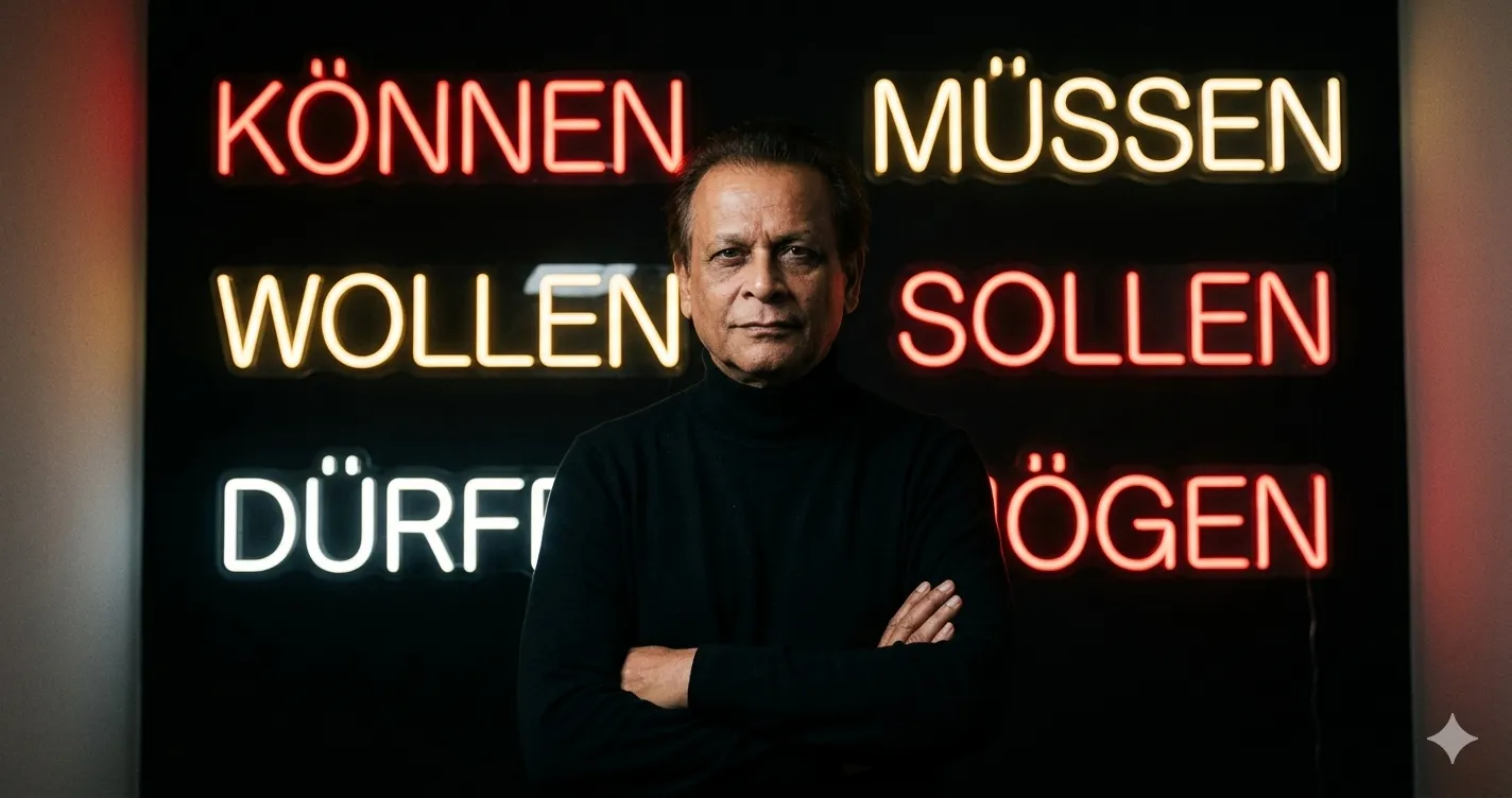 German Modal Verbs at A1: Können, Müssen, Wollen, Sollen, Dürfen, Mögen — Complete Guide