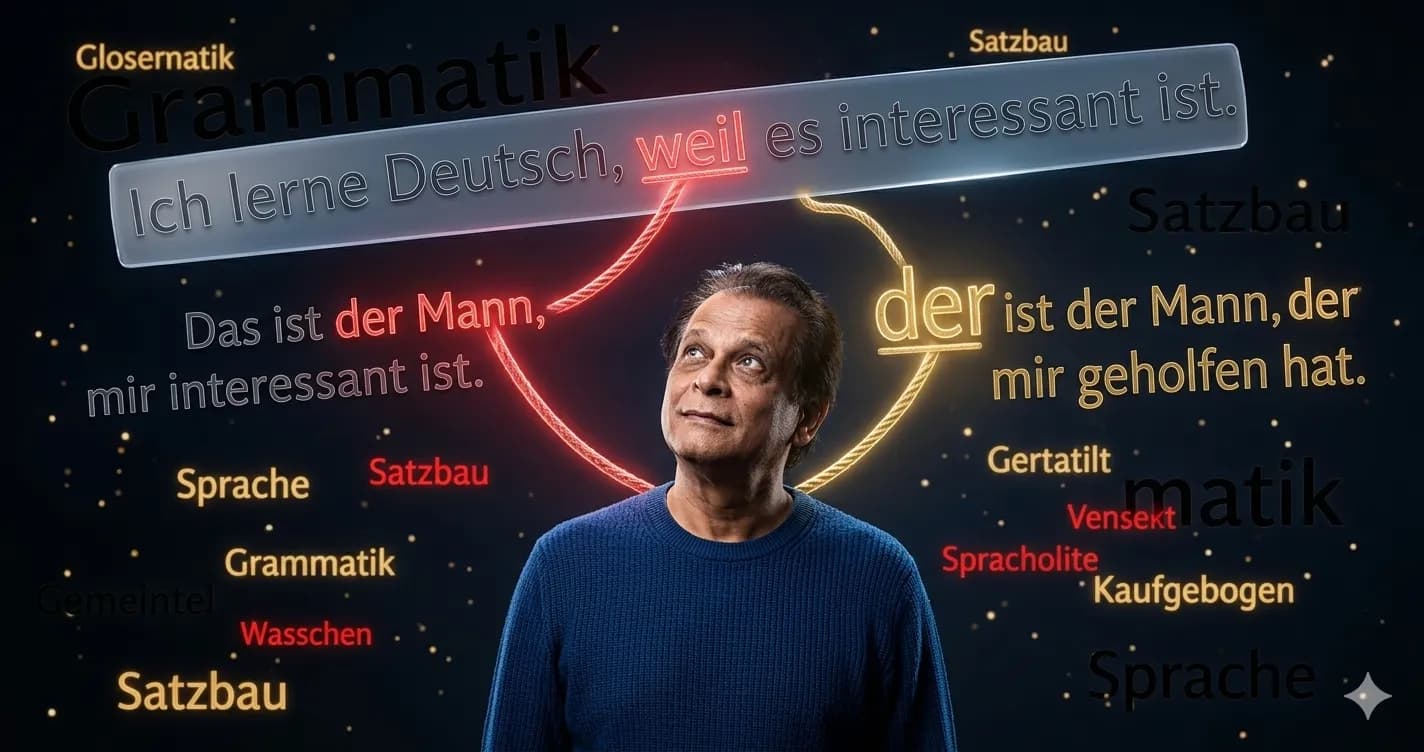 German Relative Pronouns and Conjunctions: A Complete B1 Guide to Connecting Sentences